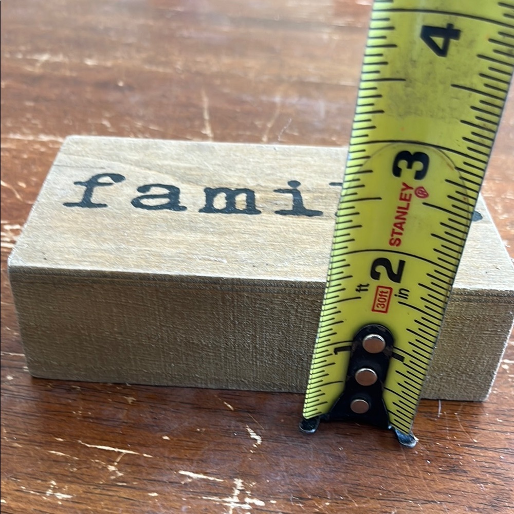 Rustic Wooden Family Tabletop Sign - Picture 3 of 5